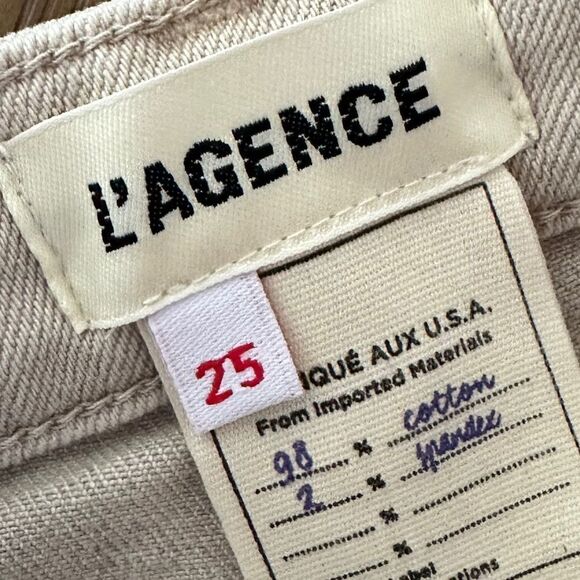 L’Agence High Line High Rise Skinny Jean in Biscuit - Picture 5 of 8